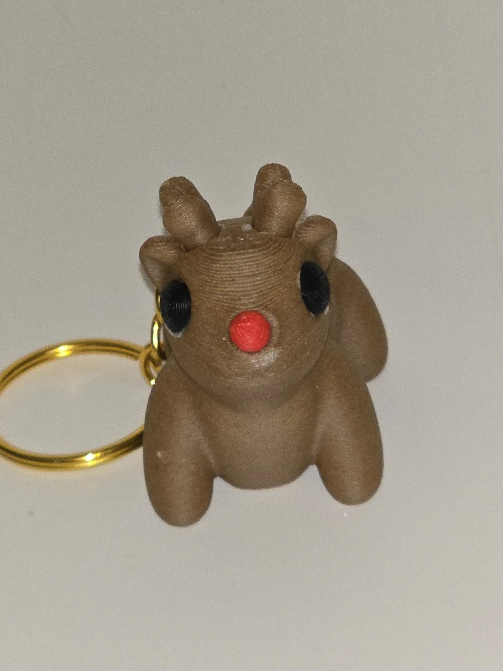 3D Printed Reindeer Keychain - 3D Printed Gifts & Custom Wood Plaques | Papajess