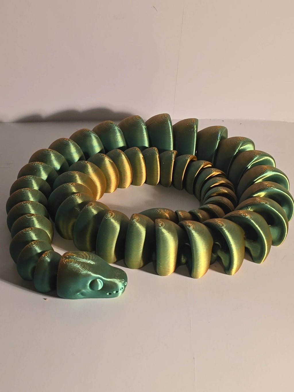 3D Printed Segmented Snake | Flexible Fidget Toy Novelty Gift - 3D Printed Gifts & Custom Wood Plaques | Papajess