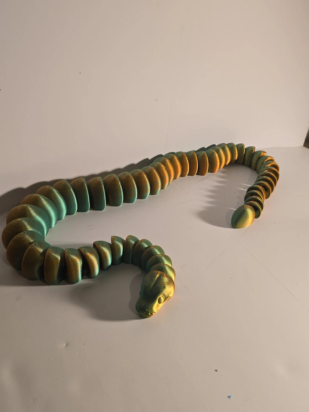 3D Printed Segmented Snake | Flexible Fidget Toy Novelty Gift - 3D Printed Gifts & Custom Wood Plaques | Papajess