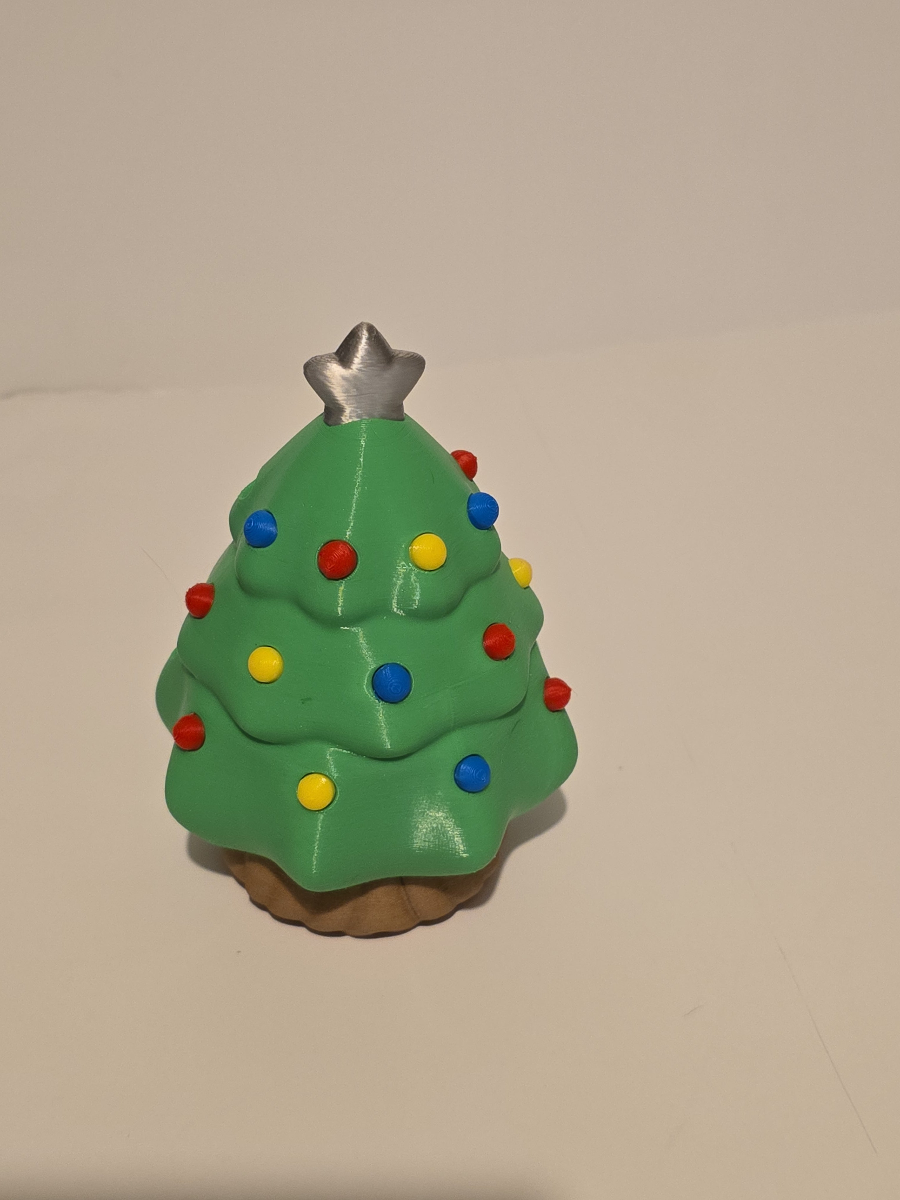 3D Printed Christmas Tree Container Kit | Holiday Decoration Storage Set