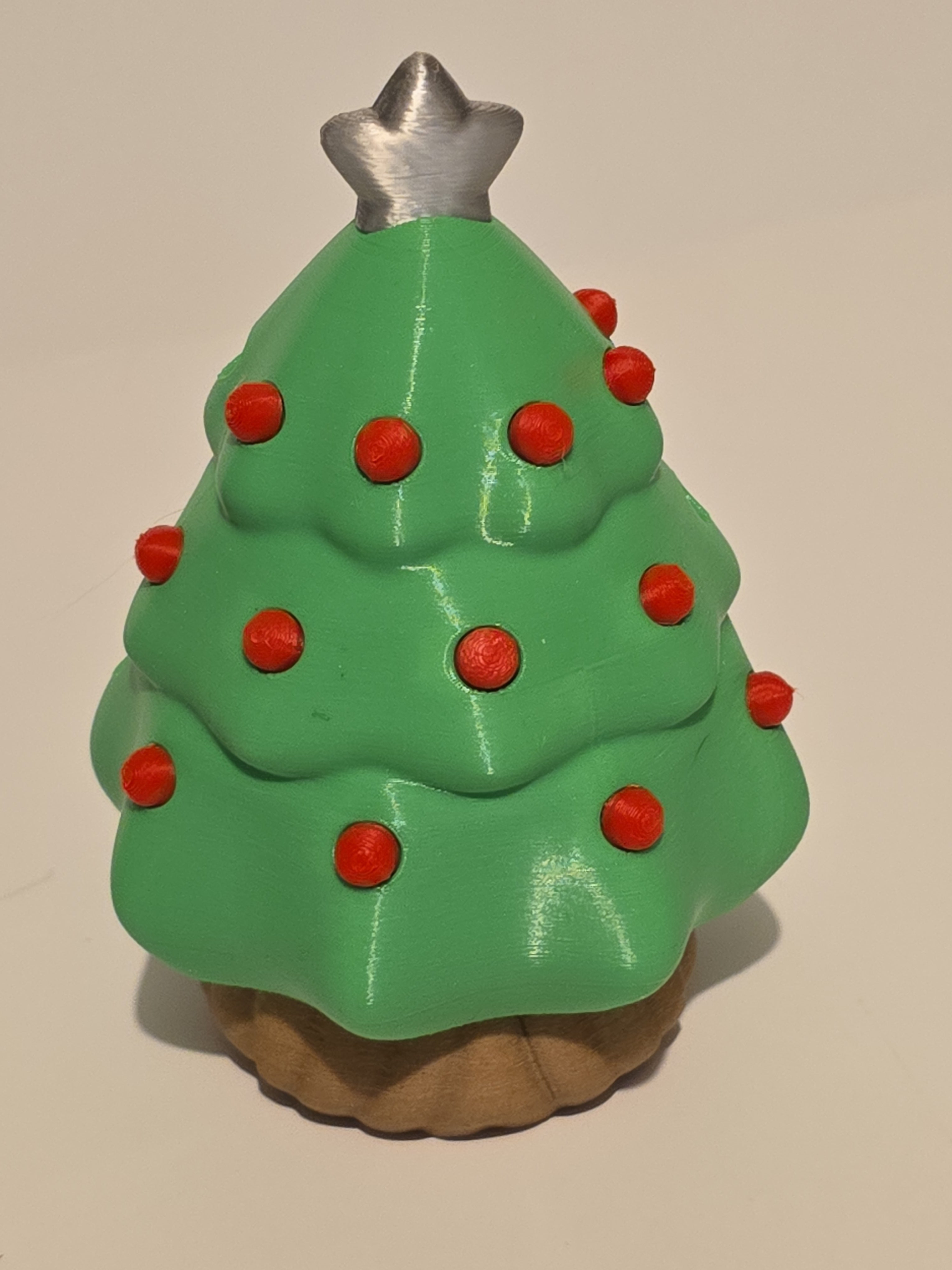 3D Printed Christmas Tree Container Kit | Holiday Decoration Storage Set
