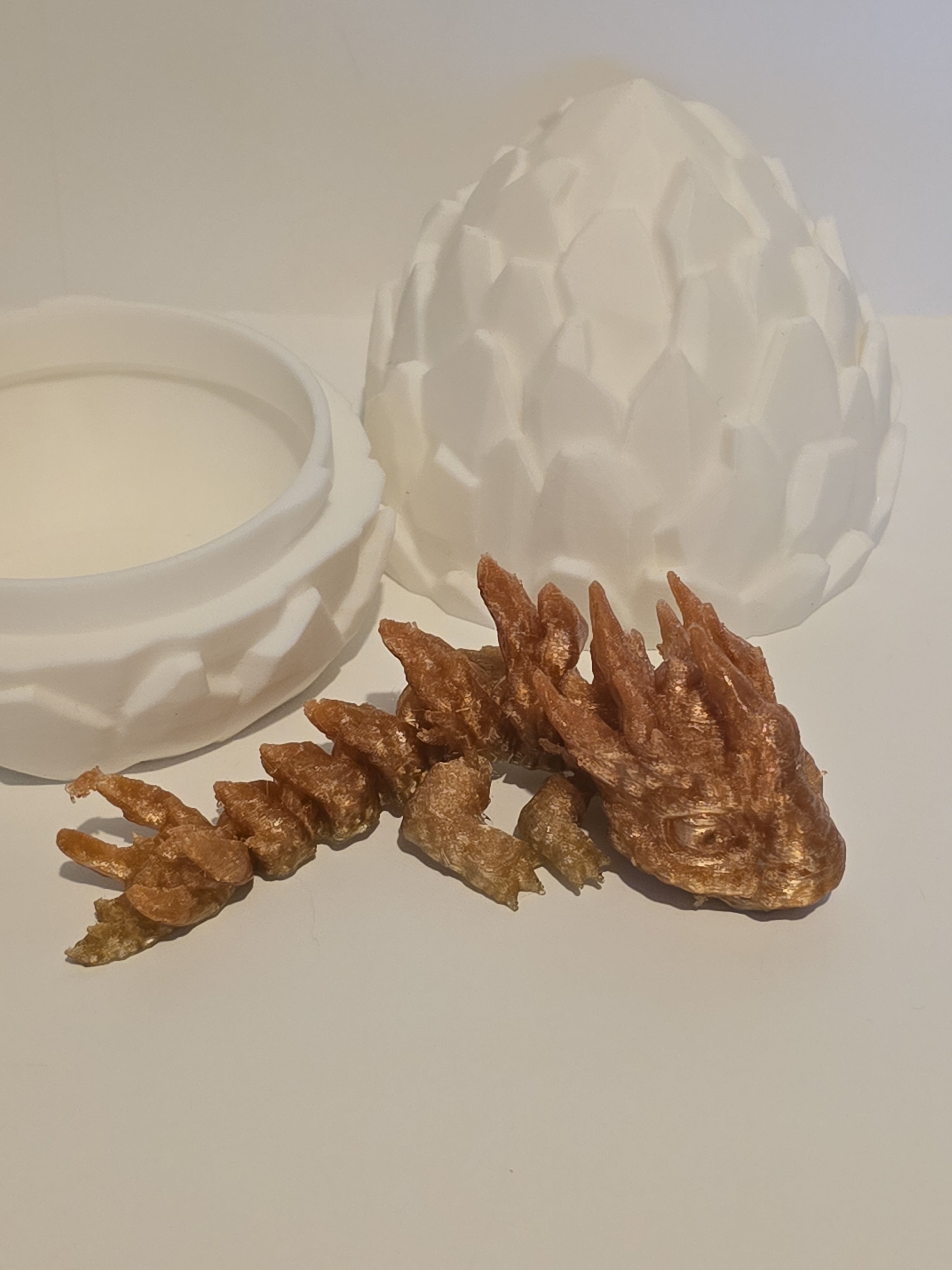 3D Printed Stone Baby Dragon