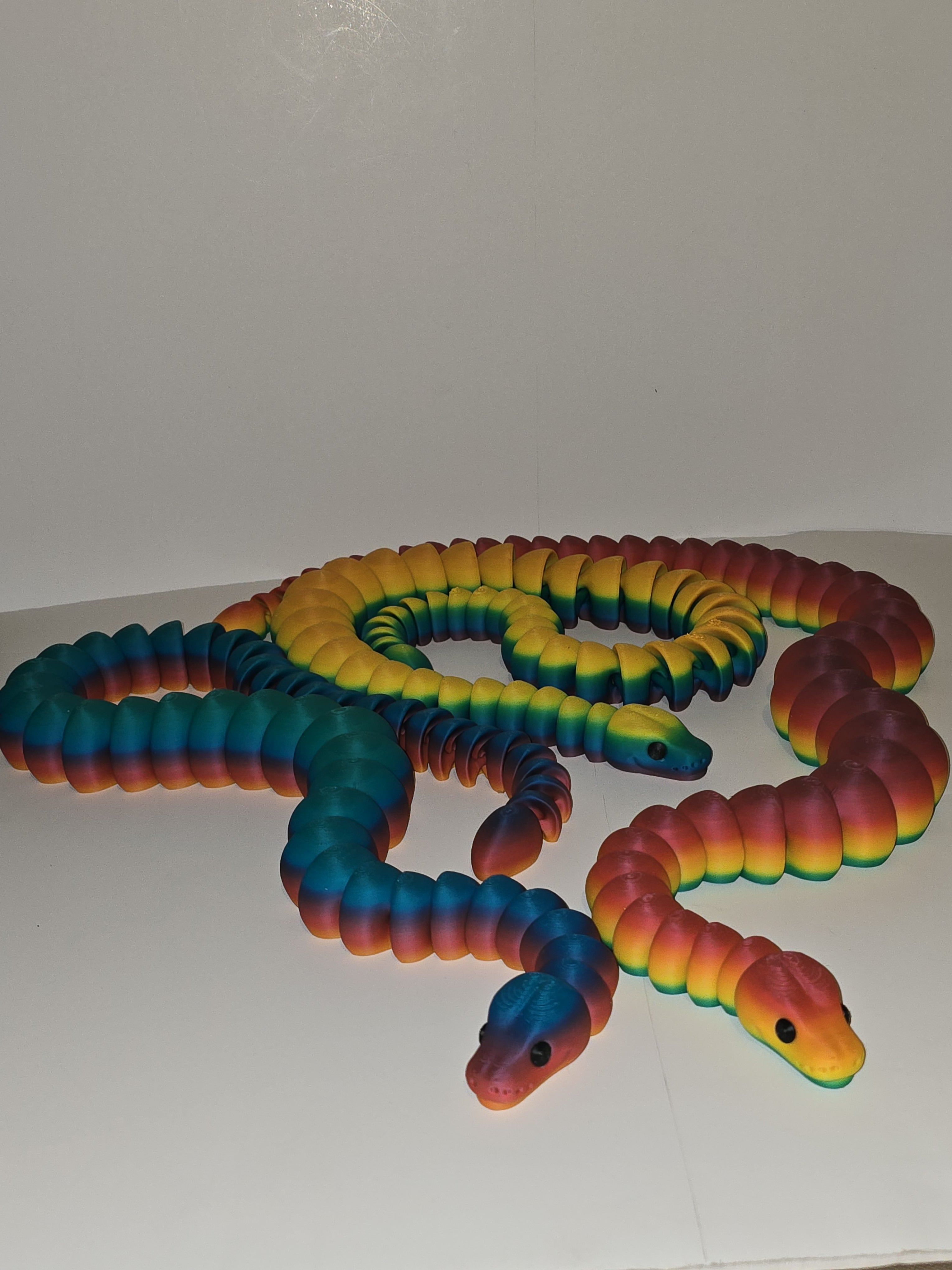 Realistic 3D Printed Ball Python Snake | Articulated Reptile Novelty Gift