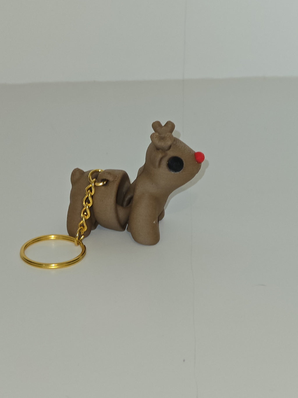 3D Printed Reindeer Keychain