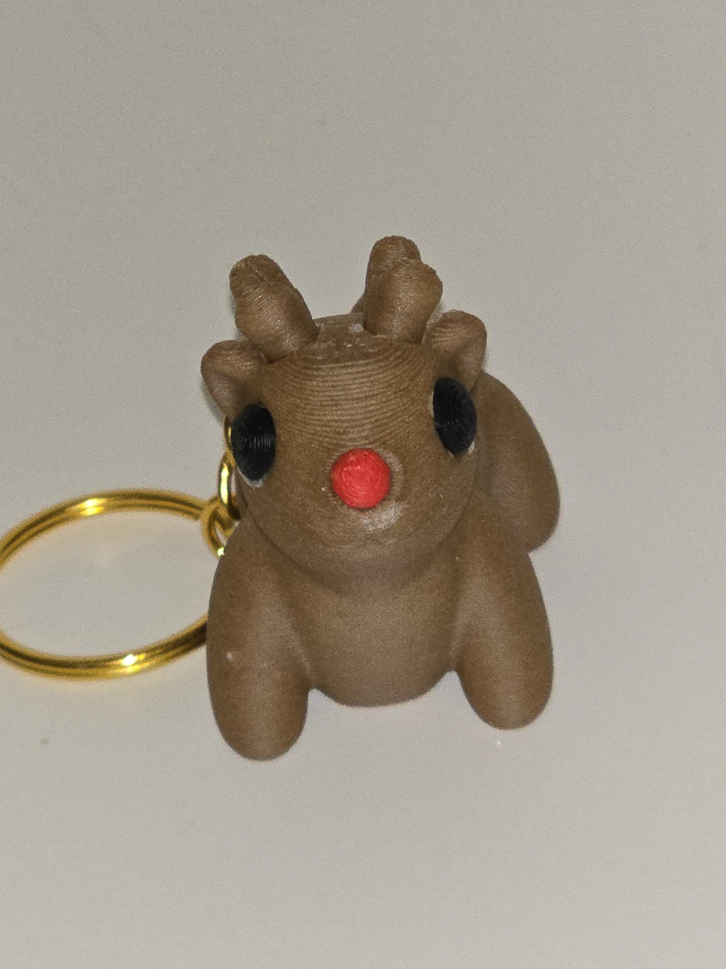 3D Printed Reindeer Keychain