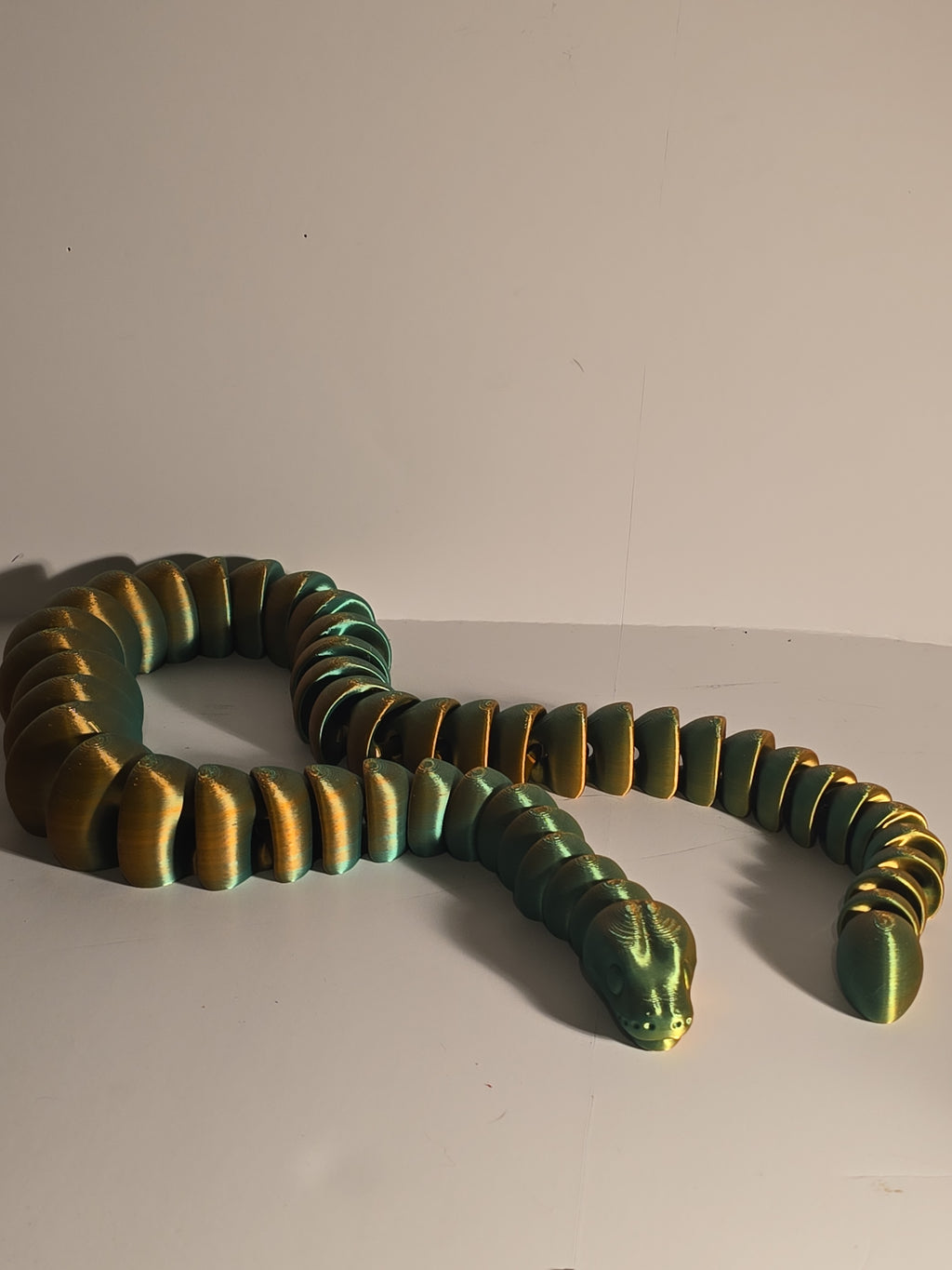 3D Printed Segmented Snake | Flexible Fidget Toy Novelty Gift
