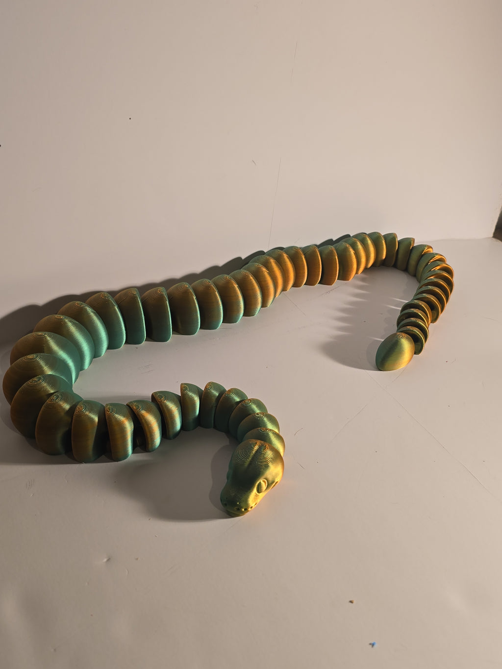 3D Printed Segmented Snake | Flexible Fidget Toy Novelty Gift