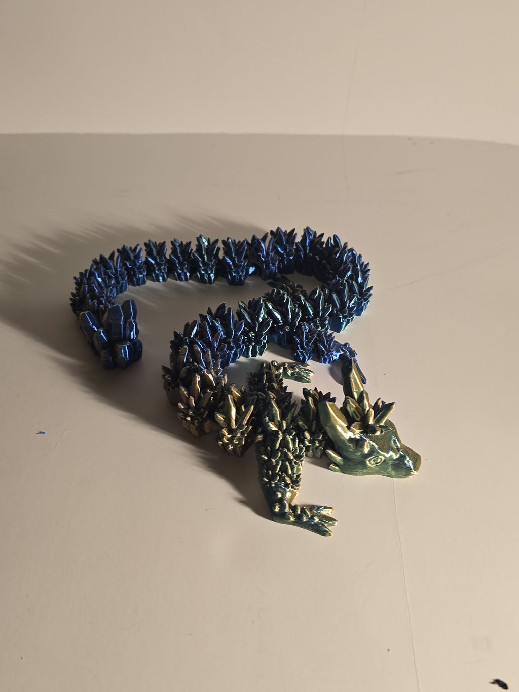 3D Printed Articulated Water Dragon - Flexible Fantasy Figurine