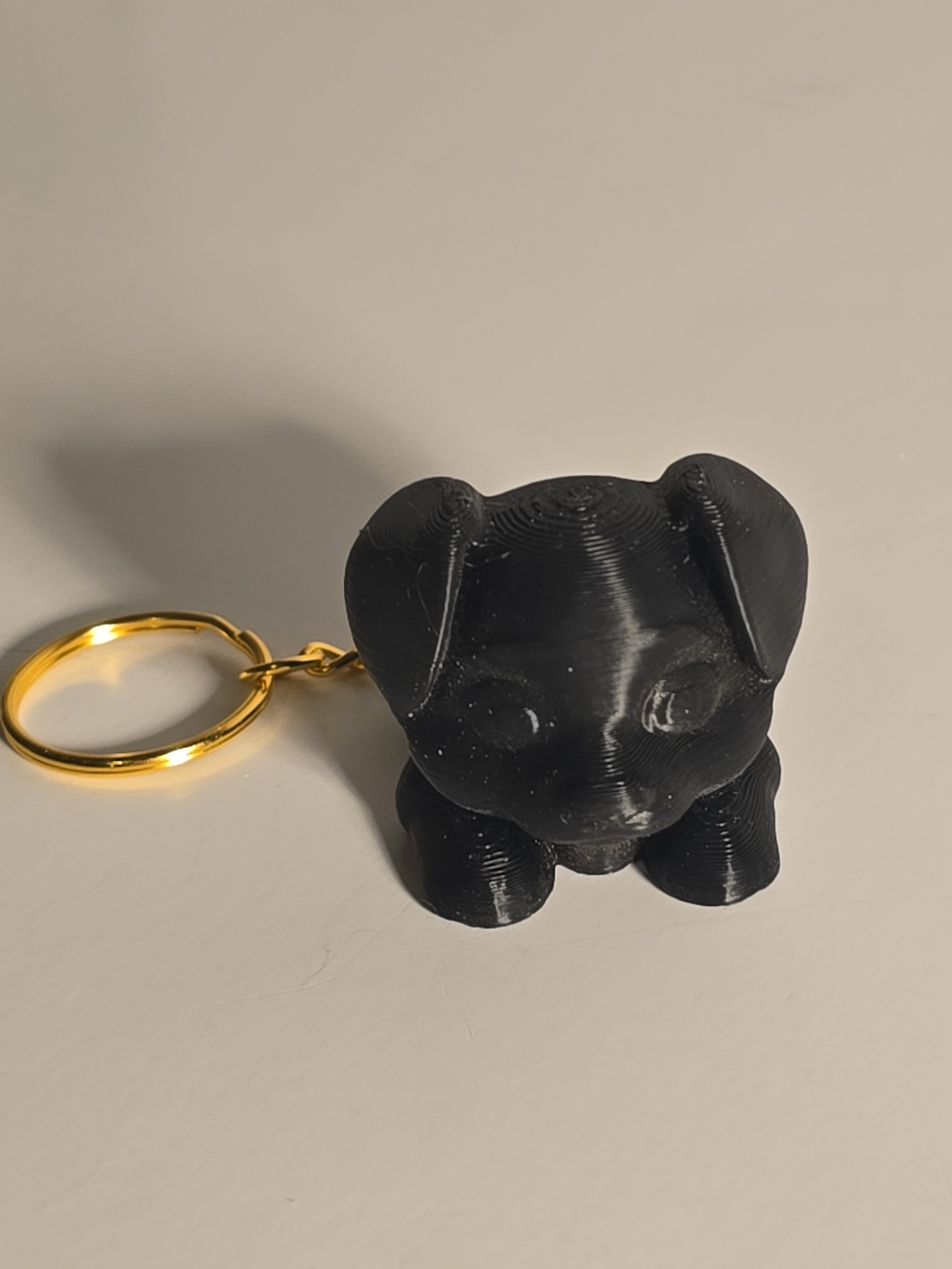 "3D Printed Dog Keychain - Adorable Puppy Accessory Gift"