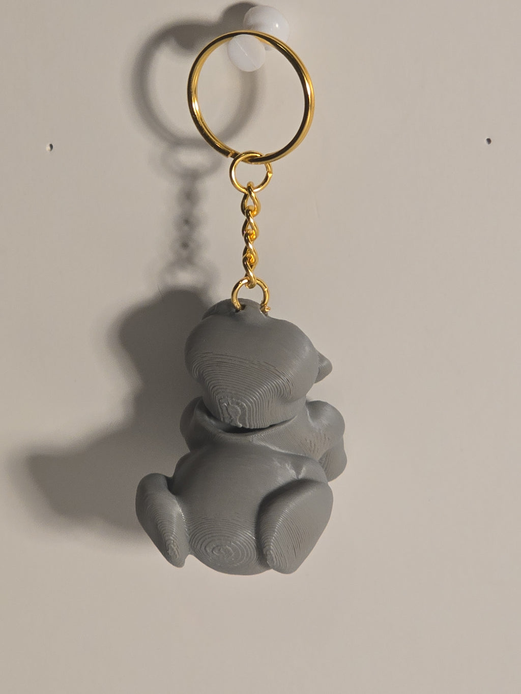 "Cute Dog Keychain - 3D Printed Pet Lover Accessory"