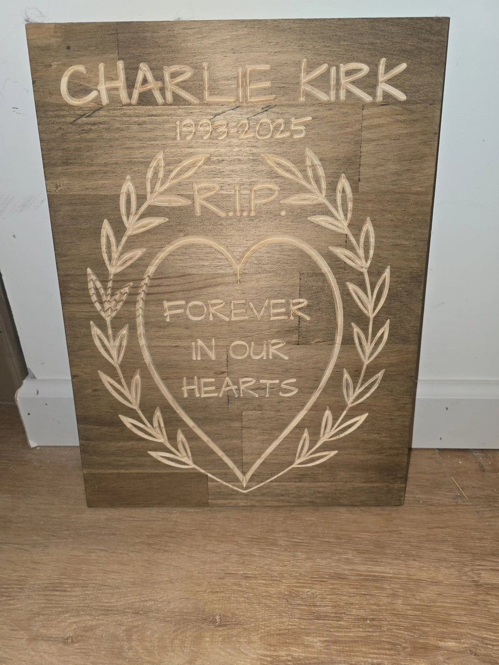 Custom Memorial Plaque – Personalized Wooden Keepsake - 3D Printed Gifts & Custom Wood Plaques | Papajess