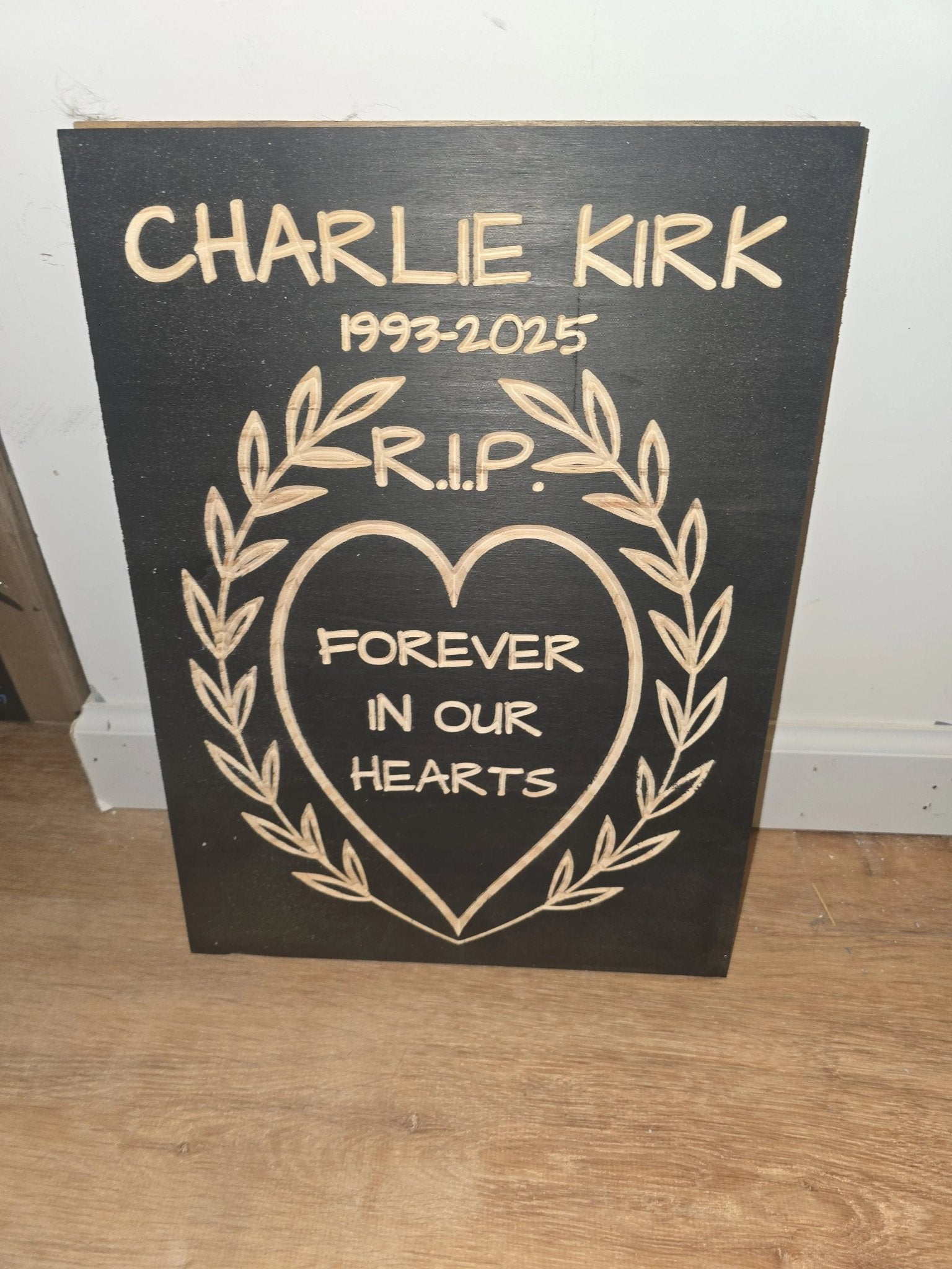 Custom Memorial Plaque – Personalized Wooden Keepsake - 3D Printed Gifts & Custom Wood Plaques | Papajess