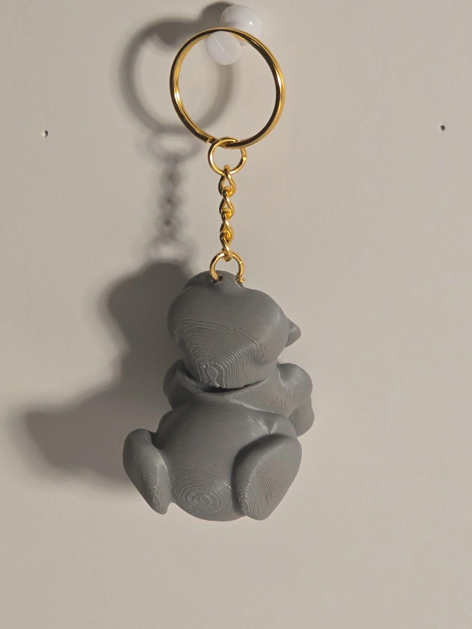 "Cute Dog Keychain - 3D Printed Pet Lover Accessory" - 3D Printed Gifts & Custom Wood Plaques | Papajess