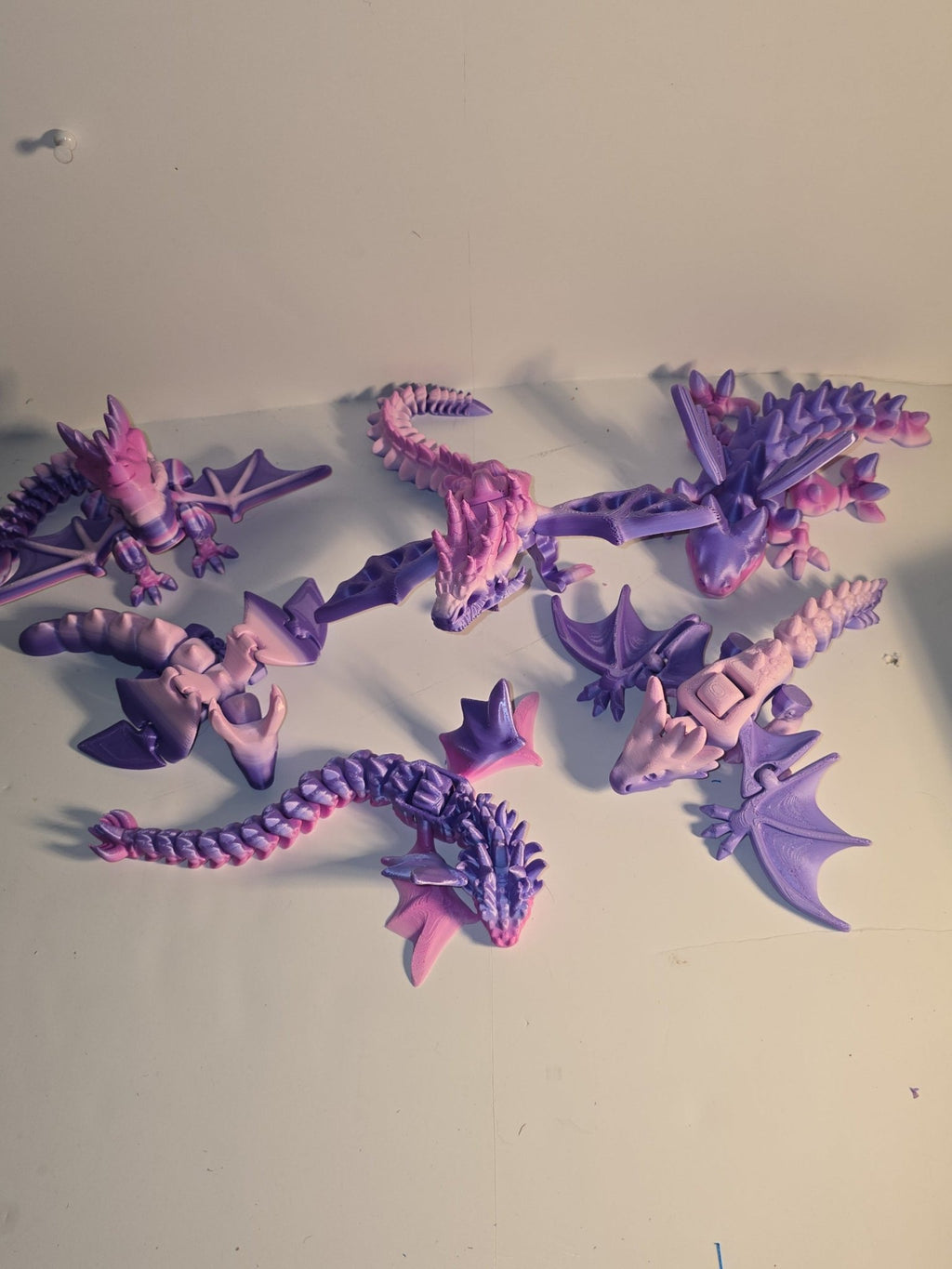 Flexi Dragon Legend - 3D Printed Gifts & Custom Wood Plaques | Papajess