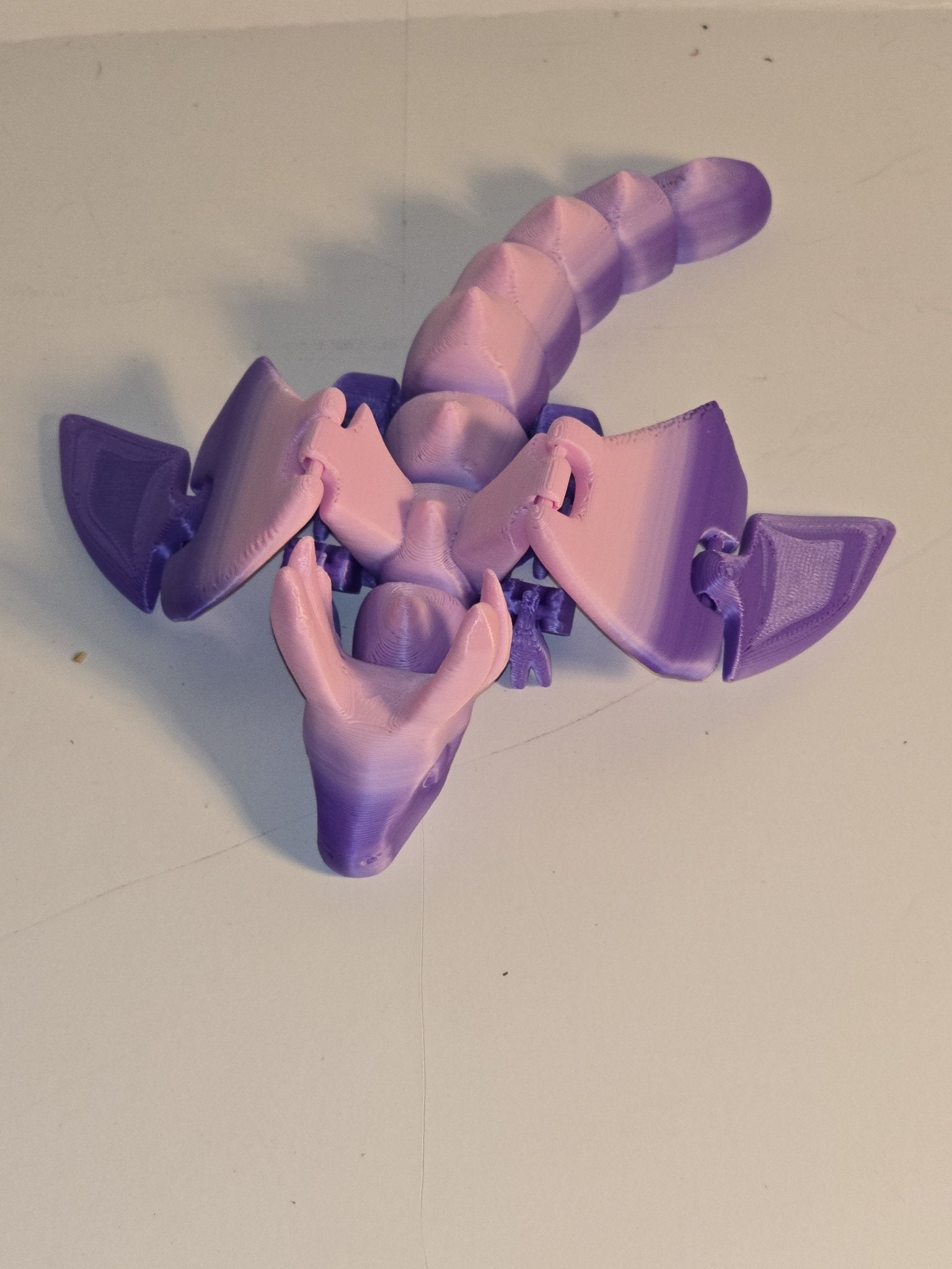 Flexi Sky Dragon - 3D Printed Gifts & Custom Wood Plaques | Papajess