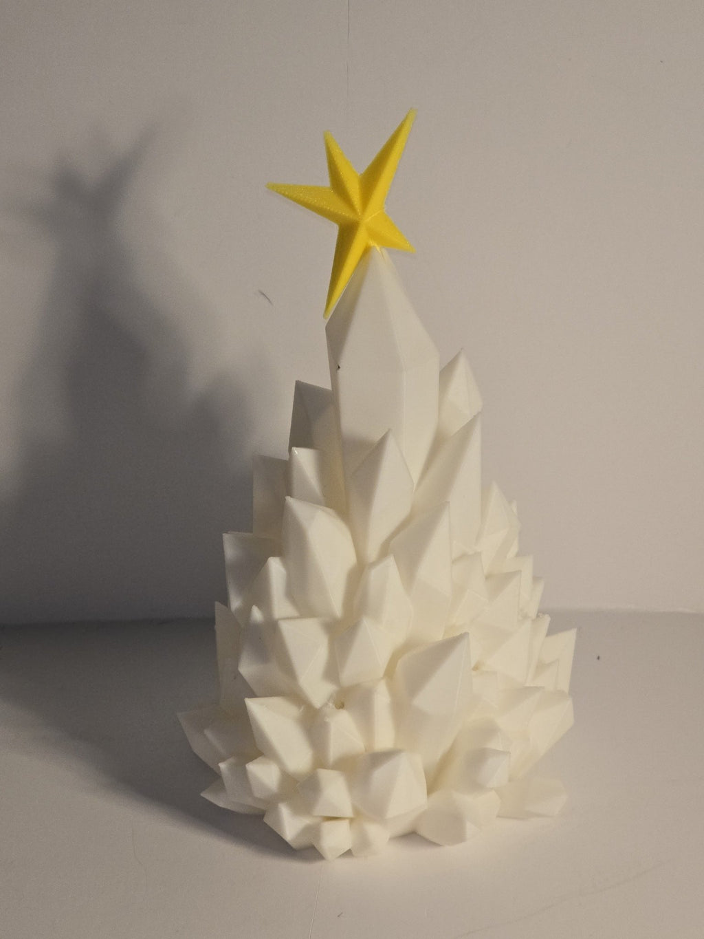 Jolly Tree 7" Crystal Christmas Tree with LED Light & Star - 3D Printed Gifts & Custom Wood Plaques | Papajess