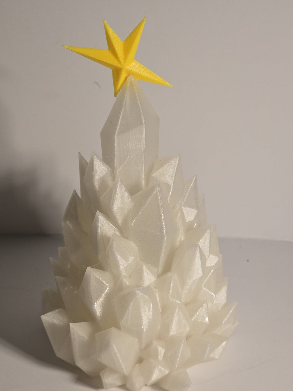 Jolly Tree 7" Crystal Christmas Tree with LED Light & Star - 3D Printed Gifts & Custom Wood Plaques | Papajess