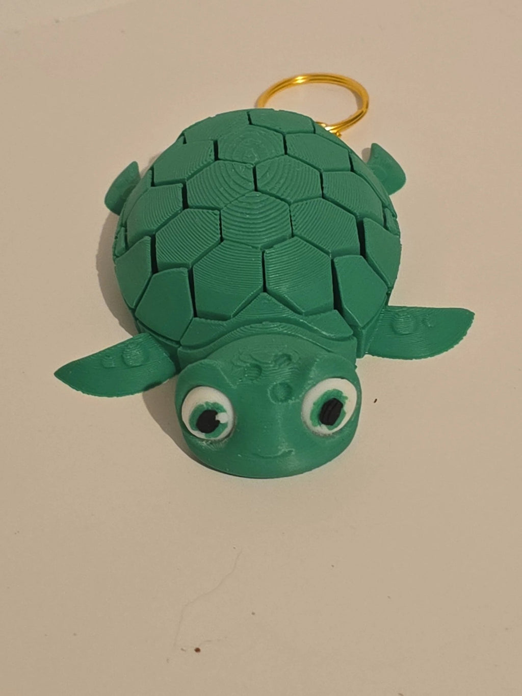 Myrtle the Turtle – 3D Printed Keychain & Backpack Charm - 3D Printed Gifts & Custom Wood Plaques | Papajess