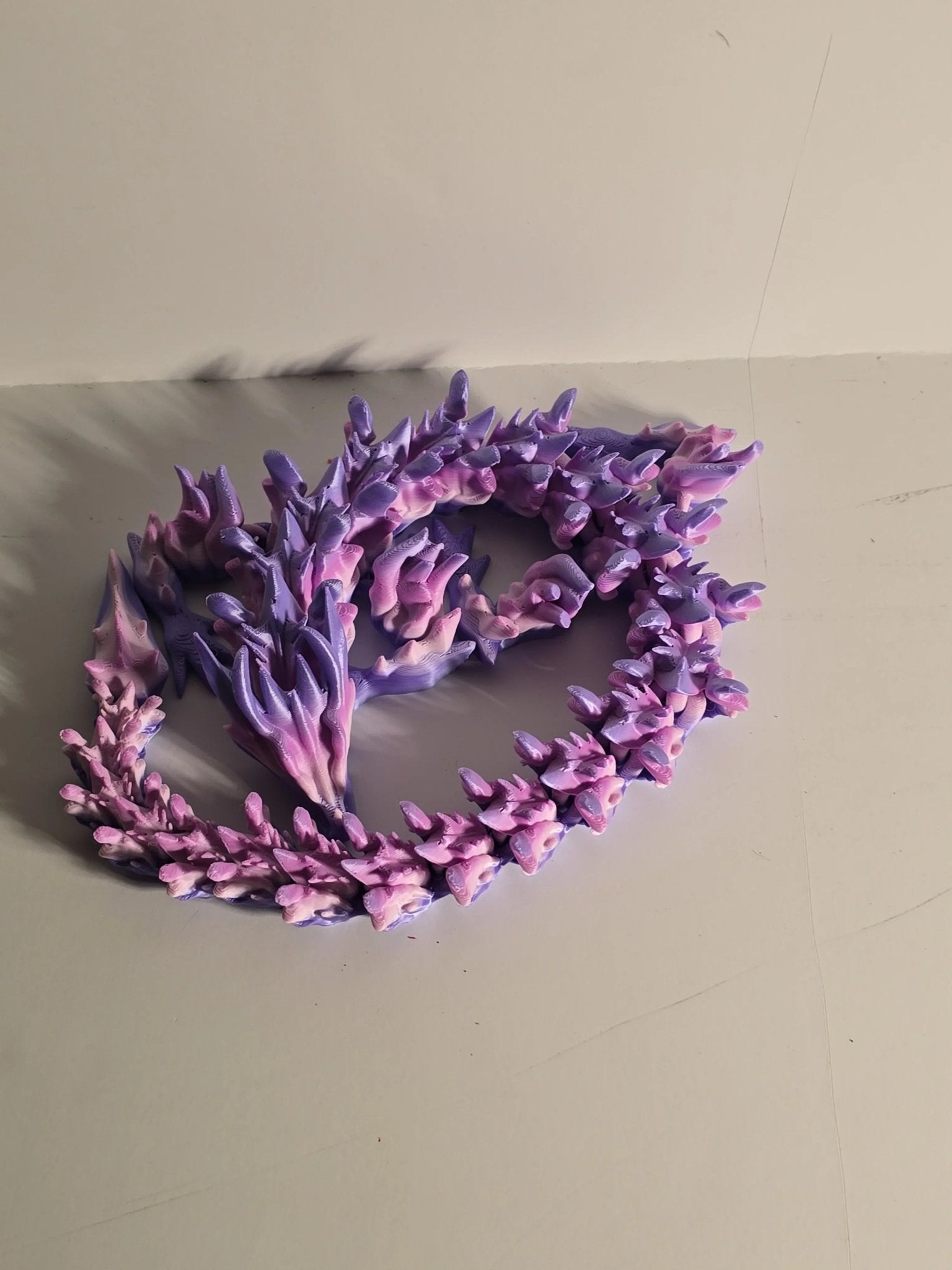 "Water Dragon Collectible - Fantasy 3D Printed Creature" - 3D Printed Gifts & Custom Wood Plaques | Papajess